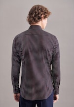 Slim Chemise Business Imprimé in Bleu Foncé |  Seidensticker Onlineshop