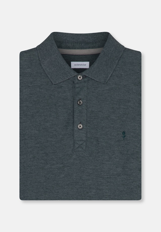 Polo-Shirt Uni in Grün |  Seidensticker Onlineshop