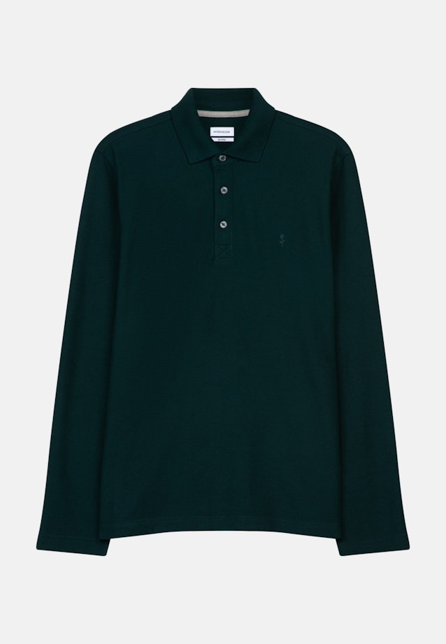 Polo-Shirt Uni in Grün |  Seidensticker Onlineshop