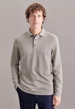 Polo-Shirt Uni in Grau |  Seidensticker Onlineshop