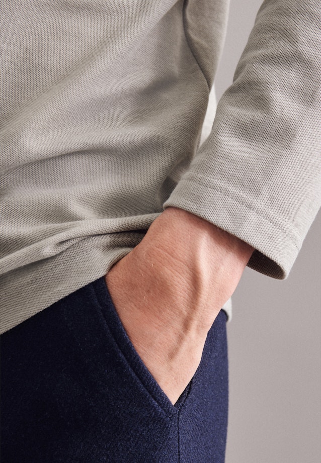 Polo-Shirt Uni in Grau |  Seidensticker Onlineshop