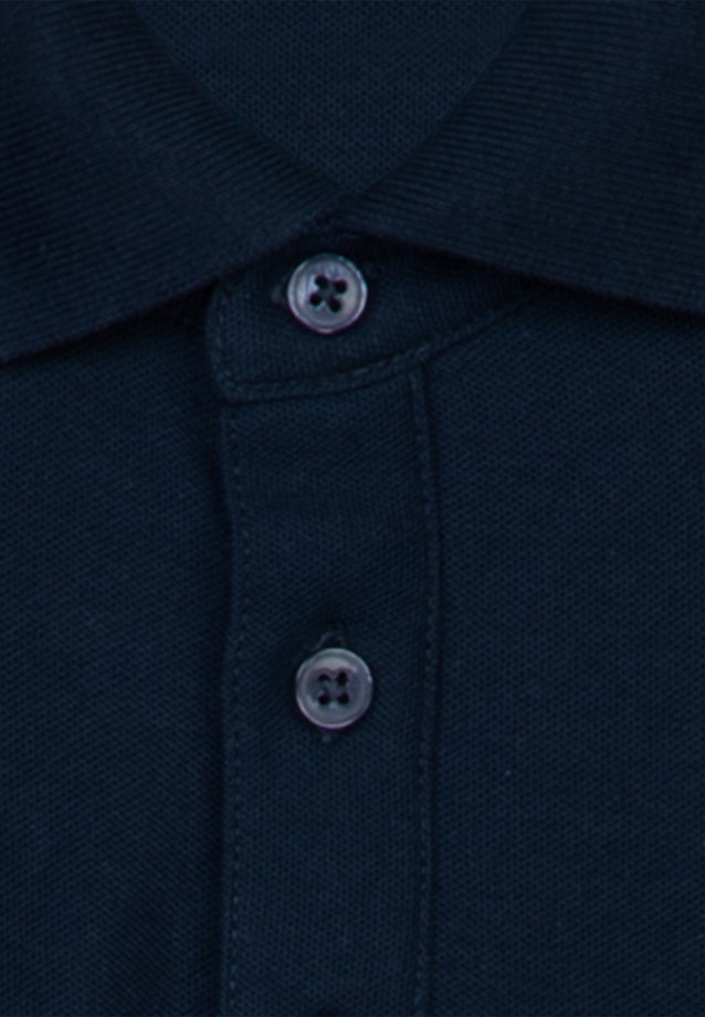 Polo-Shirt Uni in Dunkelblau |  Seidensticker Onlineshop