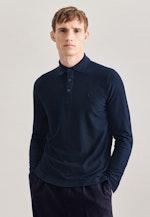 Polo-Shirt Uni in Dunkelblau |  Seidensticker Onlineshop