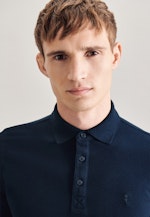 Polo-Shirt Uni in Dunkelblau |  Seidensticker Onlineshop