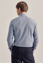 Slim Business Hemd Karo in Dunkelblau |  Seidensticker Onlineshop