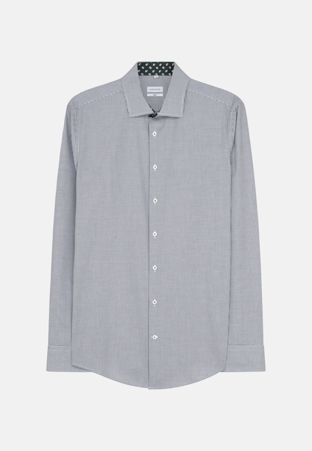 Slim Business Hemd Karo in Grün |  Seidensticker Onlineshop