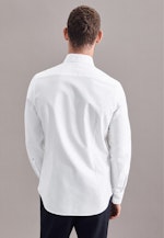 Slim Oxfordhemd Uni in Weiß |  Seidensticker Onlineshop