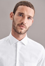 Slim Oxfordhemd Uni in Weiß |  Seidensticker Onlineshop