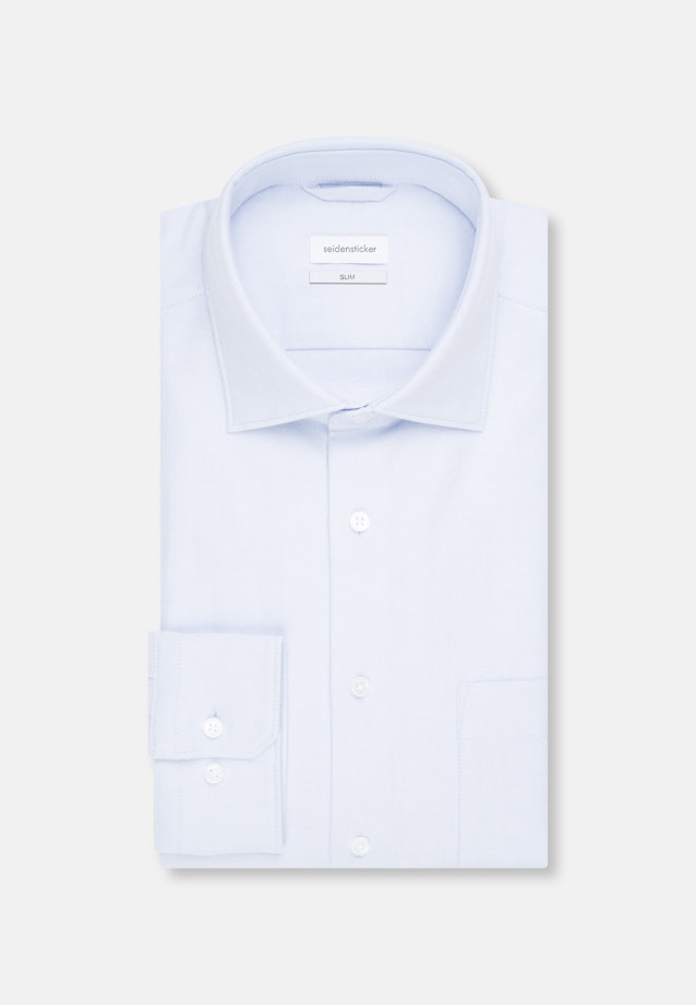 Slim Oxford shirt Plain in Light Blue |  Seidensticker Onlineshop