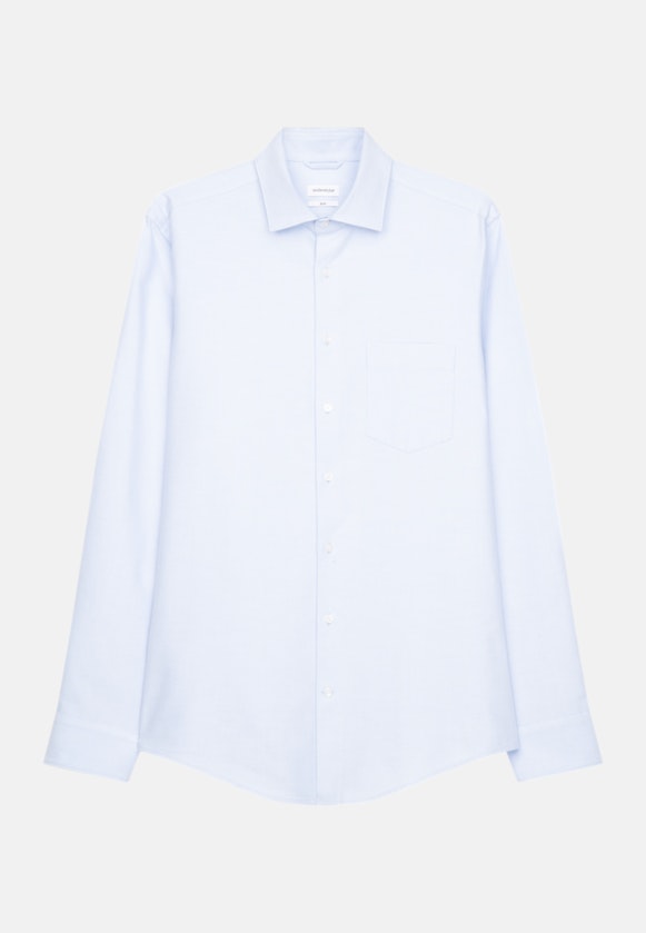 Slim Oxfordhemd Uni in Hellblau |  Seidensticker Onlineshop