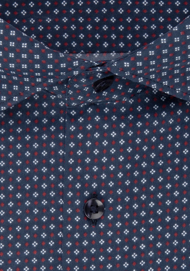 Chemise performance Regular Twill (sergé) Col Kent in Bleu Foncé |  Seidensticker Onlineshop