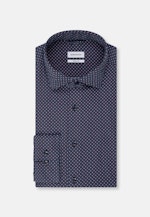 Regular Performance shirt Print in Dark Blue |  Seidensticker Onlineshop