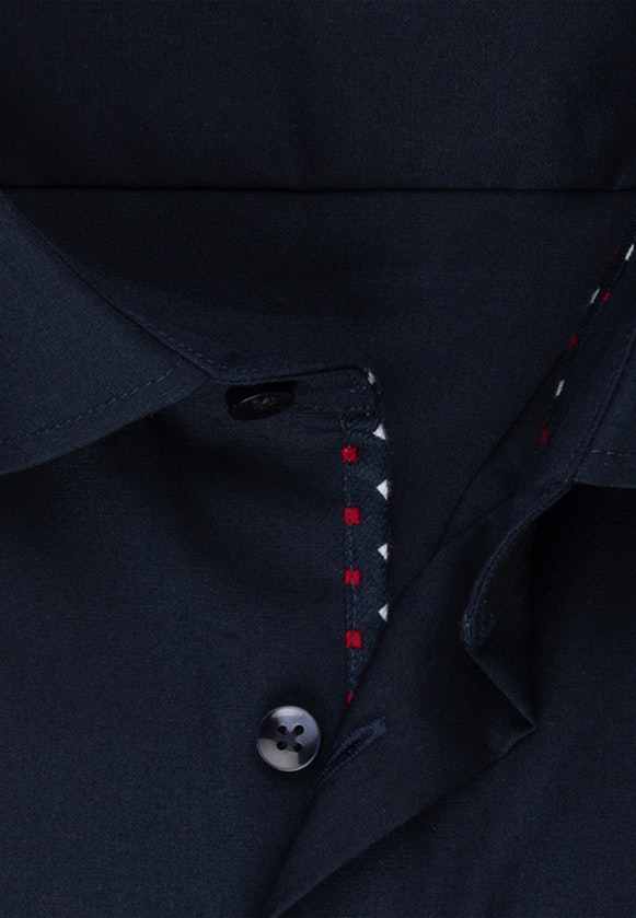 Slim Business Shirt Plain in Dark Blue |  Seidensticker Onlineshop