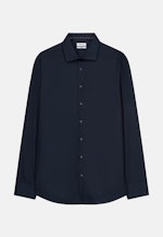 Slim Business Shirt Plain in Dark Blue |  Seidensticker Onlineshop