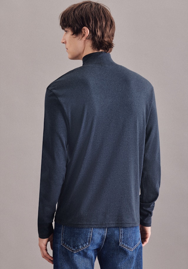 Stand-Up Collar Pullover in Grey |  Seidensticker Onlineshop