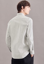 Shaped Business Hemd Print in Grau |  Seidensticker Onlineshop