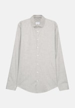 Shaped Business Hemd Print in Grau |  Seidensticker Onlineshop