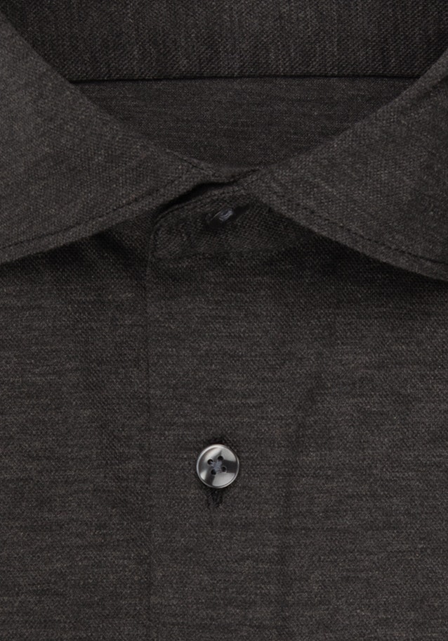 Performance shirt in Shaped with Kent-Collar in Grey |  Seidensticker Onlineshop
