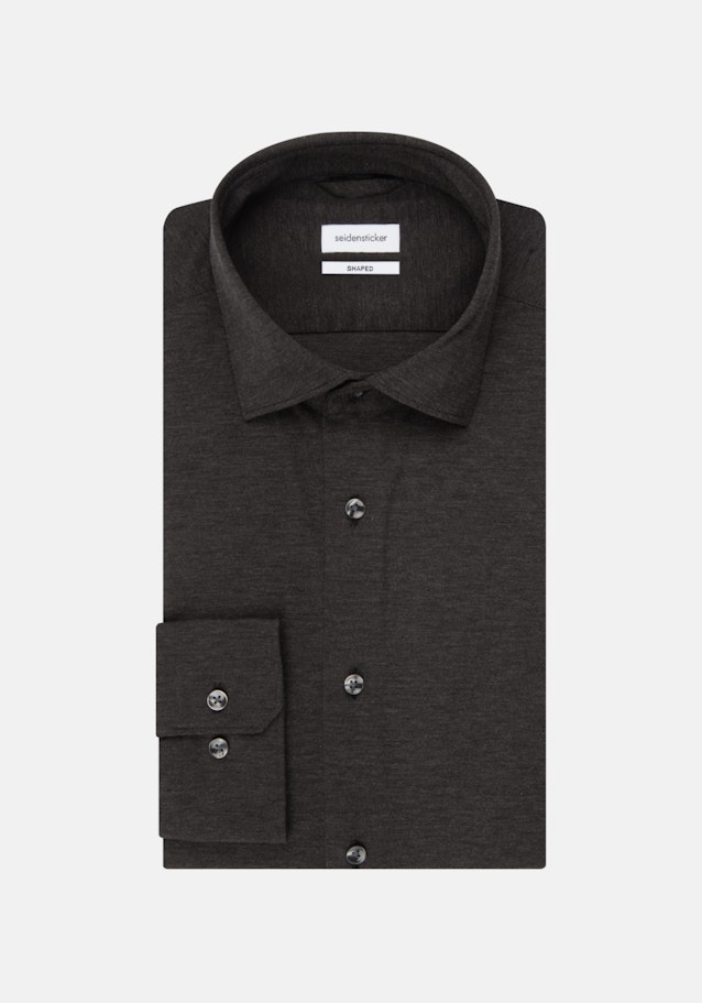 Performance shirt in Shaped with Kent-Collar in Grey |  Seidensticker Onlineshop