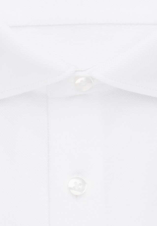 Jersey Performance-Hemd in Shaped mit Kentkragen in Weiß |  Seidensticker Onlineshop