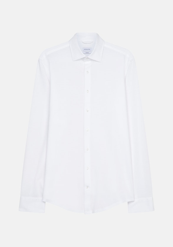 Performance shirt in Shaped with Kent-Collar in White |  Seidensticker Onlineshop