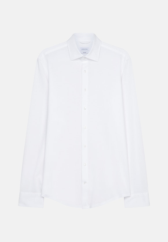 Shaped Performance-Hemd Uni in Weiß |  Seidensticker Onlineshop