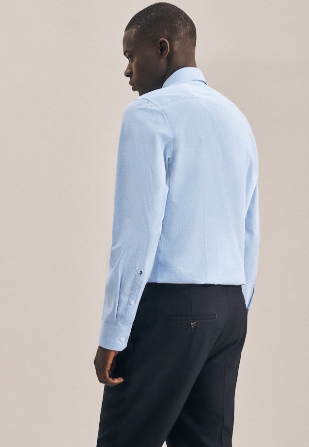 X-Slim Chemise Business Imprimé in Bleu Clair |  Seidensticker Onlineshop