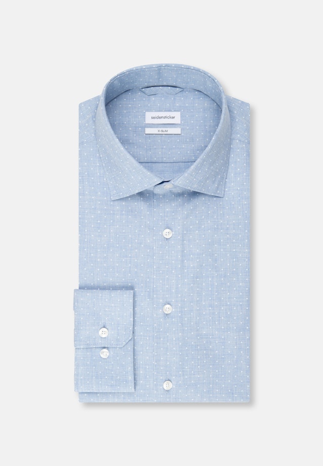 X-Slim Chemise Business Imprimé in Bleu Clair |  Seidensticker Onlineshop