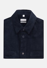 Regular Overshirt Uni in Dunkelblau |  Seidensticker Onlineshop