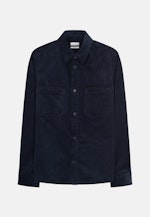Regular Overshirt Plain in Dark Blue |  Seidensticker Onlineshop