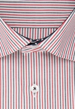Regular Business Hemd Streifen in Rot |  Seidensticker Onlineshop