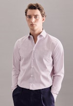 Regular Business Hemd Streifen in Rot |  Seidensticker Onlineshop