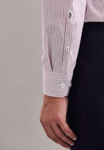 Regular Business Hemd Streifen in Rot |  Seidensticker Onlineshop
