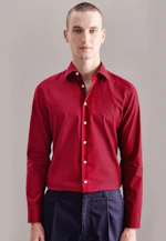 Slim Business Shirt Plain in Red |  Seidensticker Onlineshop