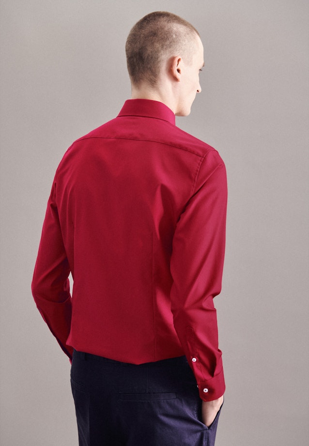 Slim Business Hemd Uni in Rot |  Seidensticker Onlineshop