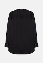 Longbluse Uni in Schwarz |  Seidensticker Onlineshop