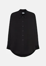 Longbluse Uni in Schwarz |  Seidensticker Onlineshop