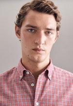 Regular Casual Shirt Check in Red |  Seidensticker Onlineshop