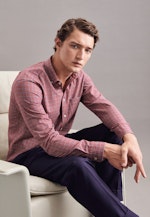 Regular Casual Shirt Check in Red |  Seidensticker Onlineshop