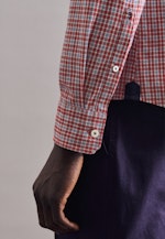 Slim Casual Shirt Check in Red |  Seidensticker Onlineshop