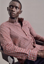 Slim Casual Shirt Check in Red |  Seidensticker Onlineshop