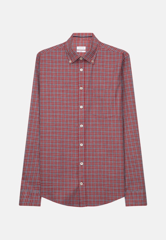 Slim Casual Shirt Check in Red |  Seidensticker Onlineshop