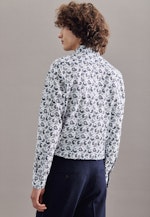 Shaped Business Hemd Print in Weiß |  Seidensticker Onlineshop