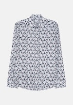 Shaped Business Hemd Print in Weiß |  Seidensticker Onlineshop