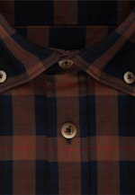 Slim Casual Hemd Karo in Braun |  Seidensticker Onlineshop