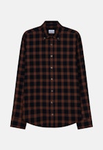Slim Casual Hemd Karo in Braun |  Seidensticker Onlineshop