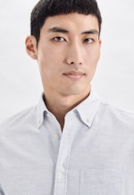 Slim Casual Hemd Uni in Grau |  Seidensticker Onlineshop