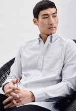 Slim Casual Hemd Uni in Grau |  Seidensticker Onlineshop