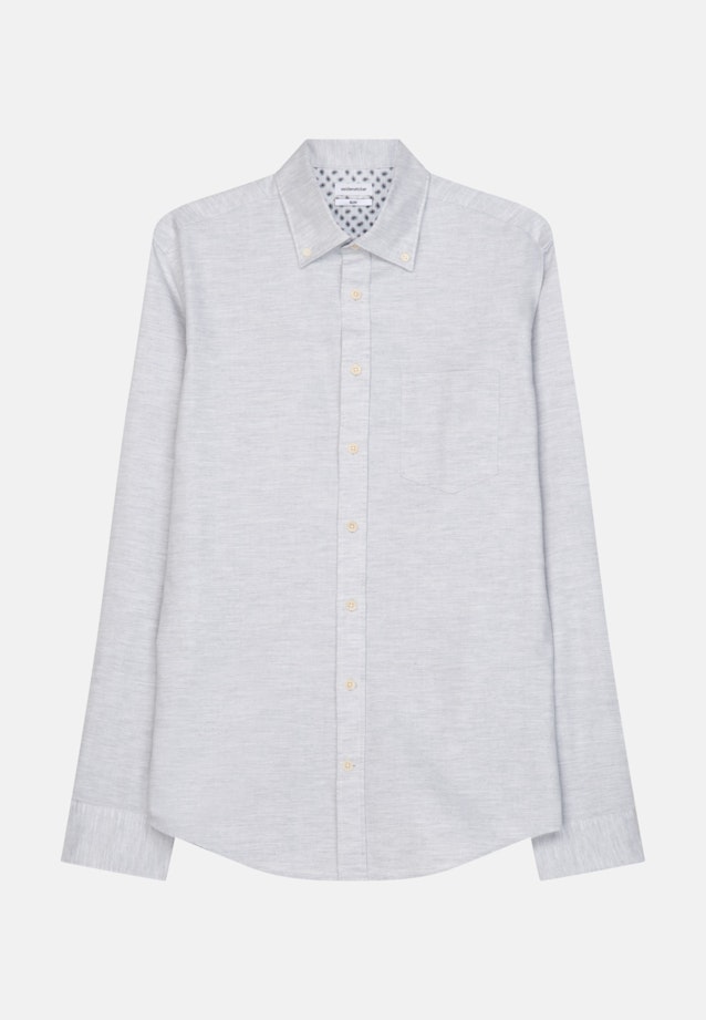 Slim Casual Hemd Uni in Grau |  Seidensticker Onlineshop
