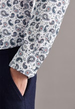 Slim Business Hemd Print in Weiß |  Seidensticker Onlineshop